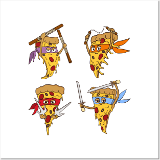 Ninja Pizza Team Posters and Art